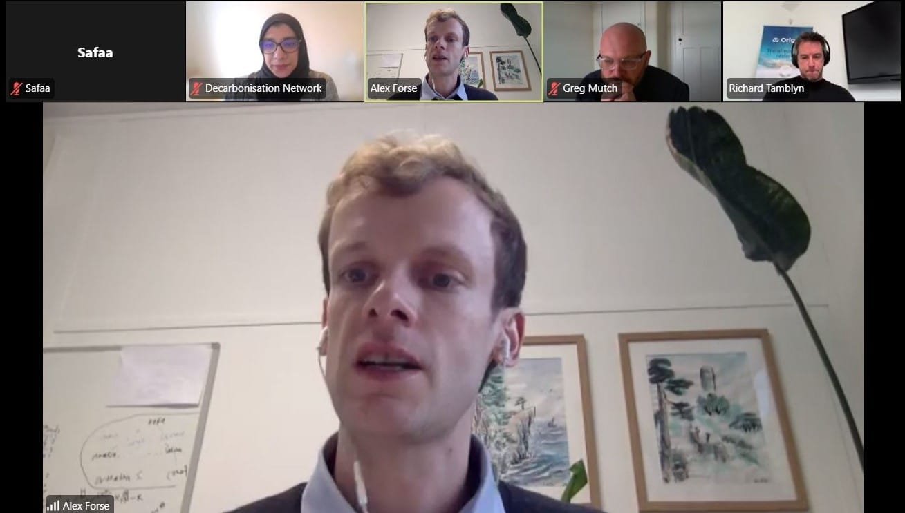 Webinar on Processes and Materials for Direct Air Capture of CO2
