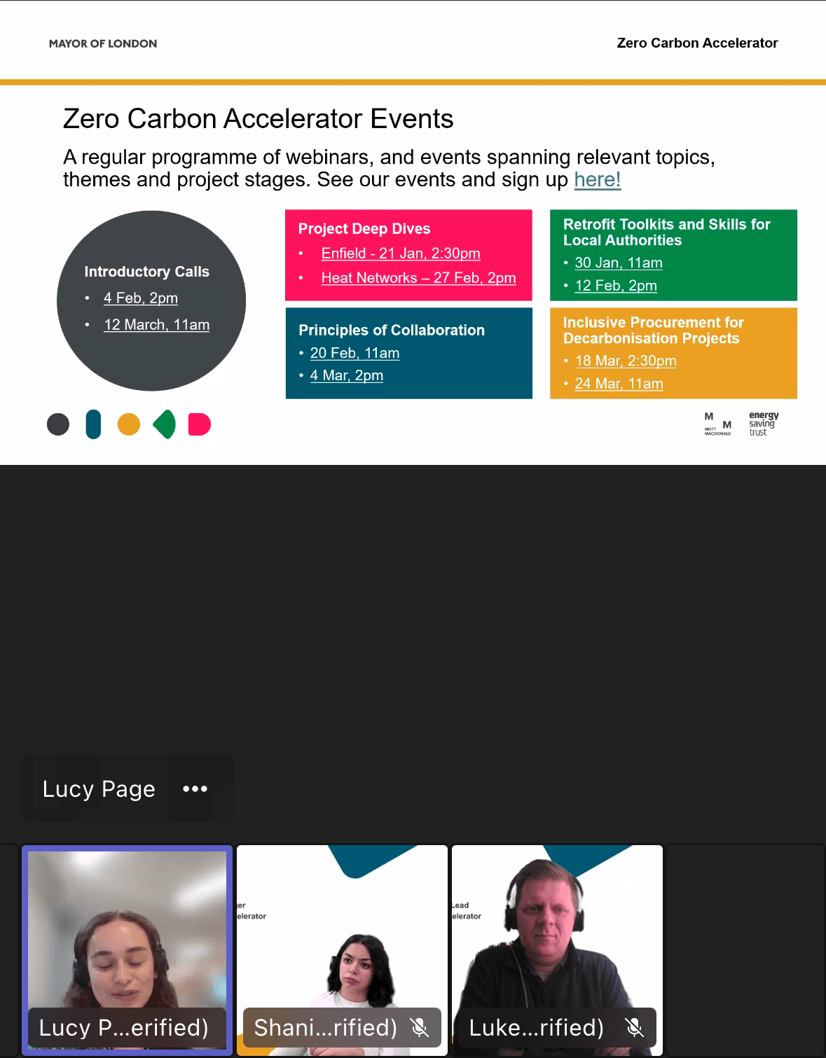 Zero Carbon Accelerator webinar
