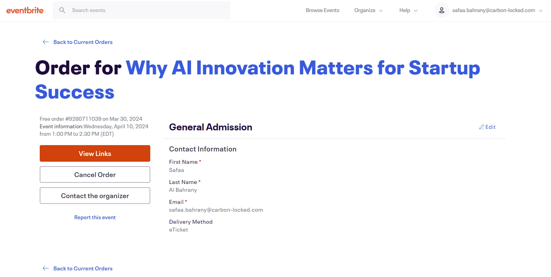 AI Innovation matters event