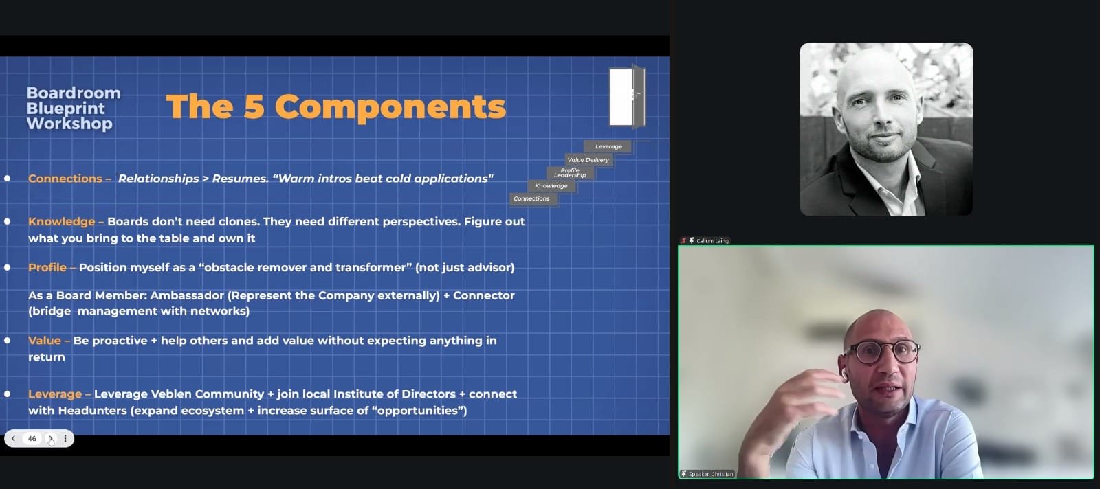 The Boardroom Blueprint Workshop with Callum Laing
