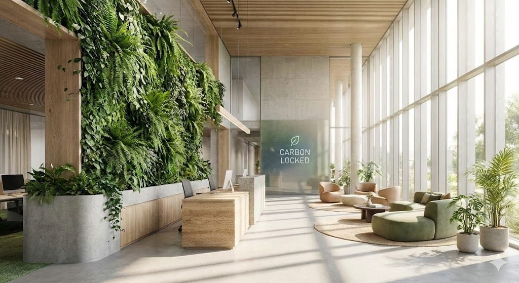 Carbon Locked Green Future