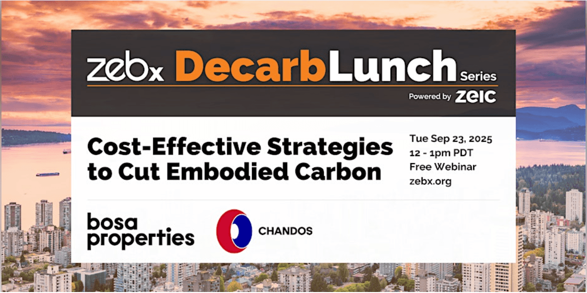 attended the ZEBx Decarb Lunch