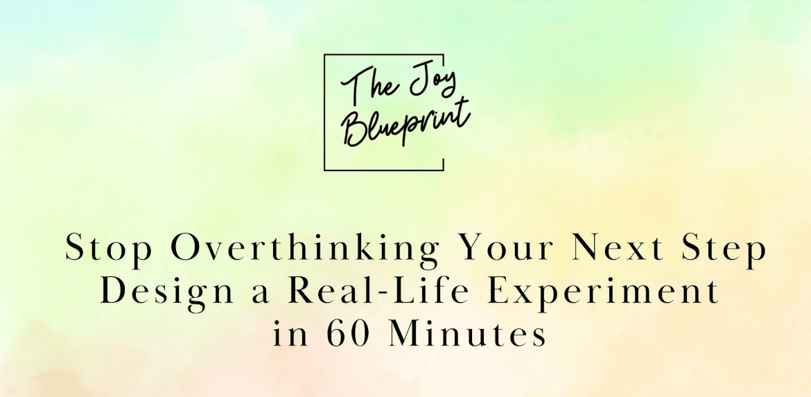 Workshop presentation on overcoming overthinking through experimentation, decision-making, innovation, and practical action-taking techniques.