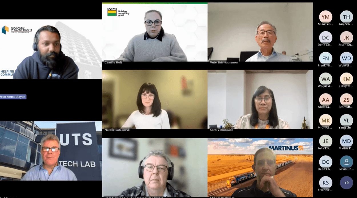 Technical presentation on calcined clay in low-carbon concrete, exploring sustainable materials, embodied carbon reduction, and construction innovation.