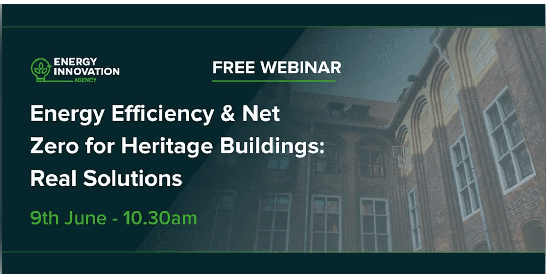 Certificate of attendance for Carbonlocked Technologies webinar on energy efficiency and net-zero strategies for heritage buildings.