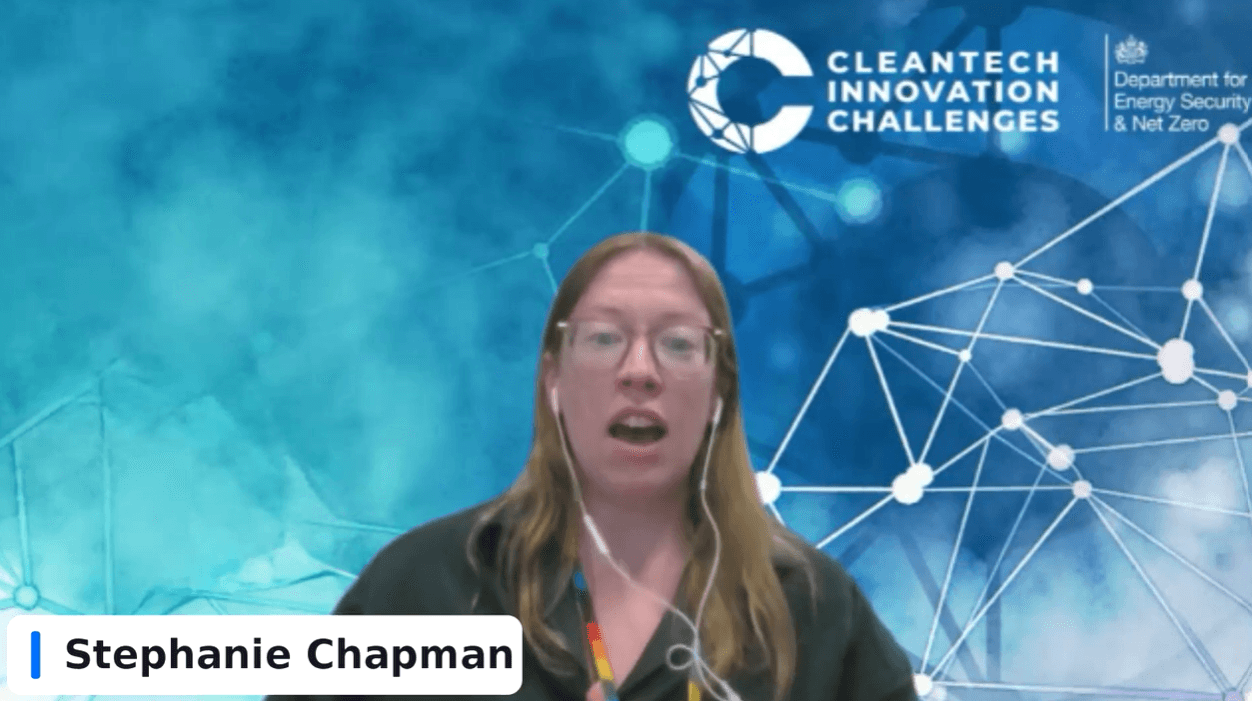 Webinar certificate for the Carbon Management CCUS Cleantech Innovation Challenge, covering carbon capture policy and investment.