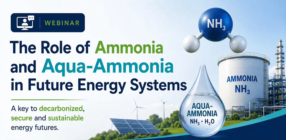 Webinar on ammonia in future energy systems.