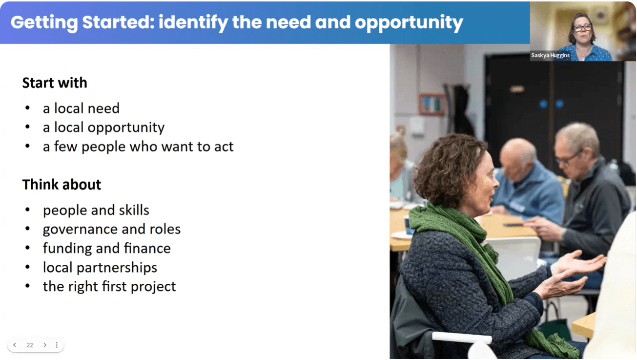 Introduction to community energy solutions.