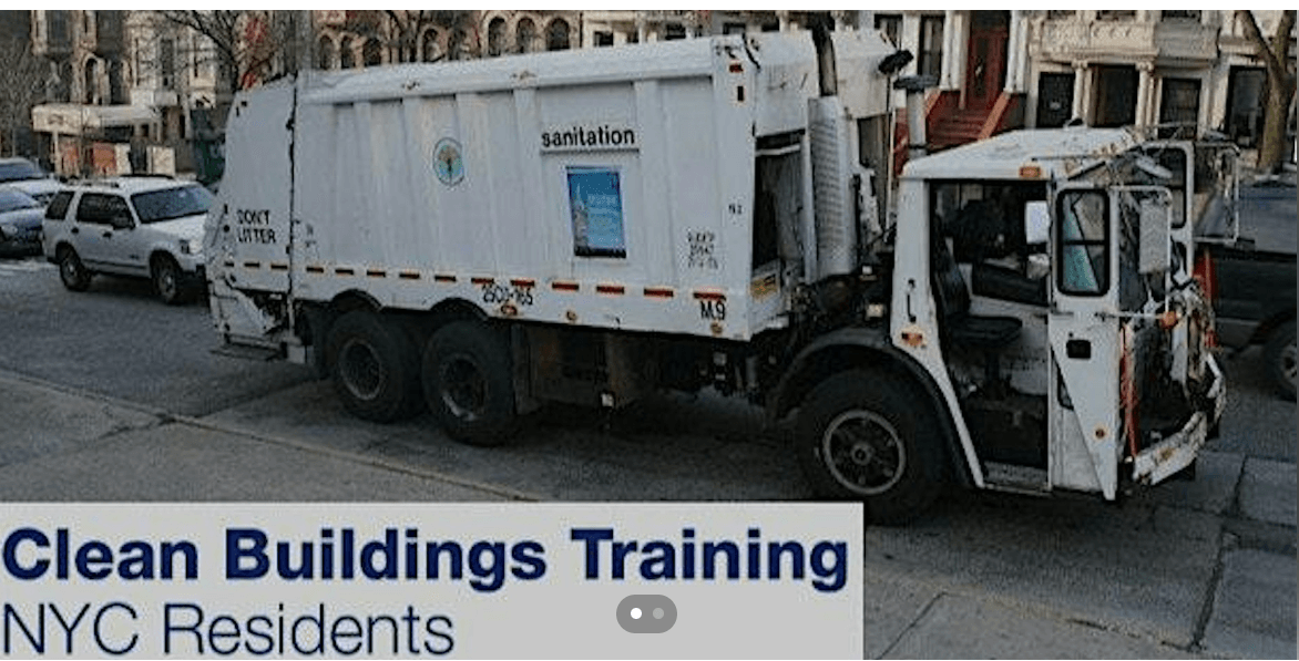 Clean Buildings Training on recycling, waste management and sustainability.