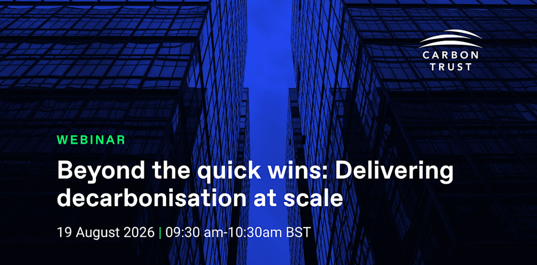 Turning Plans into Projects webinar on decarbonisation and net-zero delivery.