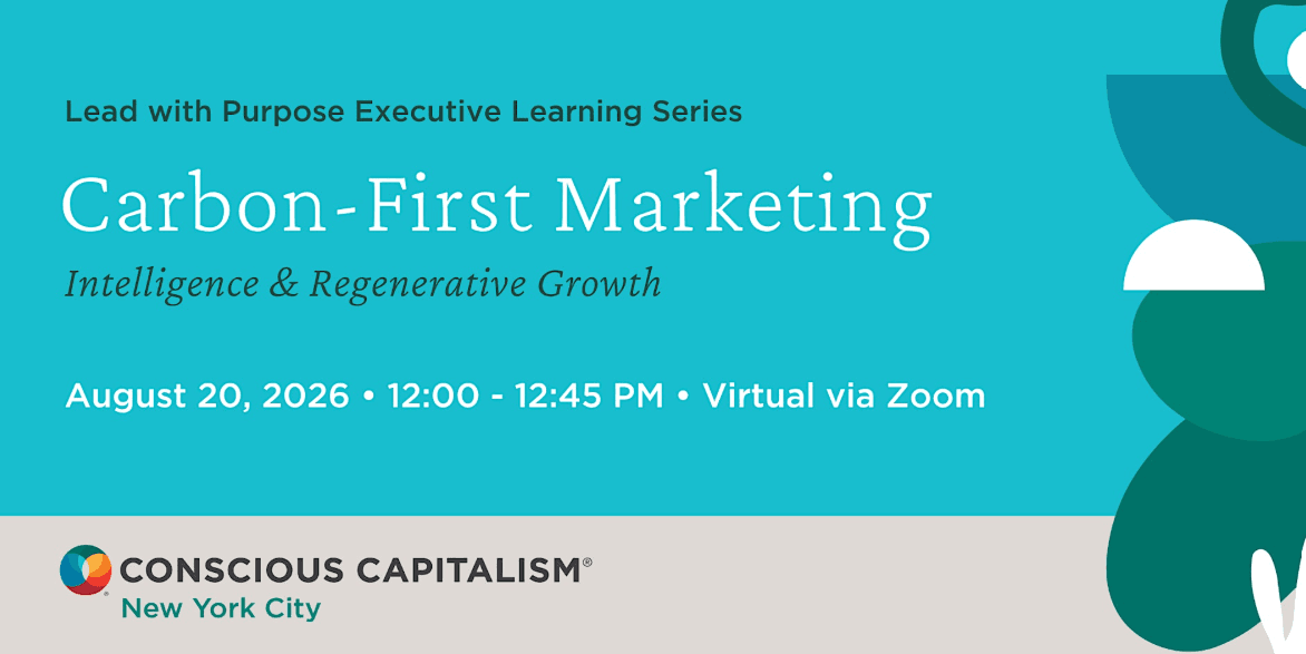 Webinar on carbon-first marketing, responsible AI and sustainable business growth.